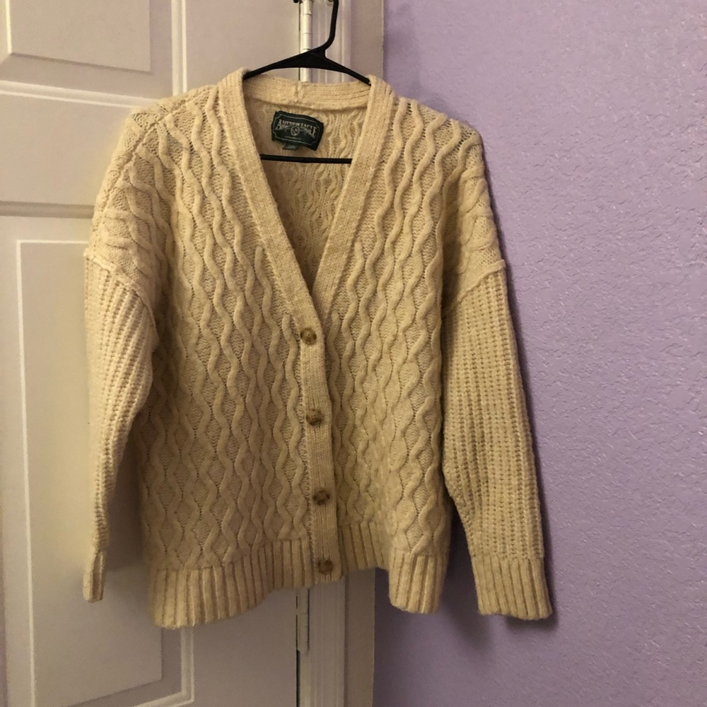 American eagle button cardigan